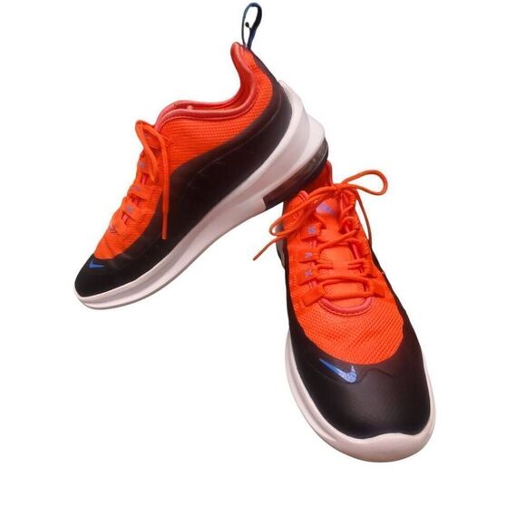 Nike Air Max Axis Orange Black Blue Logo Athletic Sneakers Shoes Size 7 Youth main image 4